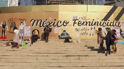 Protestaktion in Mexiko-Stadt: Mit Kunst gegen Gewalt an Frauen 