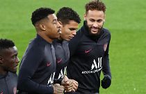 Presnel Kimpembe, THiago Silva et Neymar