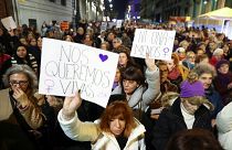 Sombre journée internationale de lutte contre les violences faites aux femmes en Espagne