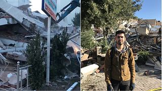 Baran was visiting Durres as a tourist when the earthquakes struck