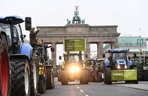 Bauernprotest mit 5.000 Traktoren in Berlin