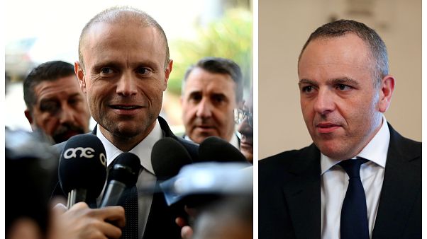 Αριστέρα ο πρωθυπουργός της Μάλτας, Τζόζεφ Μουσκάτ και δεξία ο πρώην προσωπάρχης του πρωθυπουργού της Μάλτας, Κιθ Σέμπρι Αριστέρα ο πρωθυπουργός της Μάλτας, Τζόζεφ Μουσκάτ και δεξία ο πρώην προσωπάρχης του πρωθυπουργού της Μάλτας, Κιθ Σέμπρι