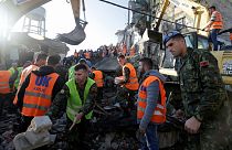 آغاز عملیات امداد و نجات زلزله‌زدگان در فقیرترین کشور اروپا