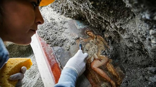 Pompeii'de yeni keşifler: Termal hamam ve erotik fresk ziyarete açıldı Pompeii'de yeni keşifler: Termal hamam ve erotik fresk ziyarete açıldı
