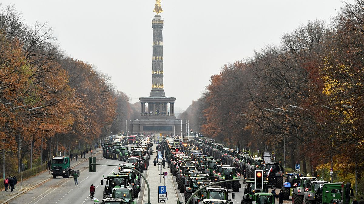 Тракторы в Берлине