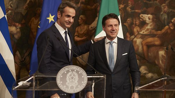 Συνάντηση Μητσοτάκη-Κόντε στη Ρώμη Συνάντηση Μητσοτάκη-Κόντε στη Ρώμη