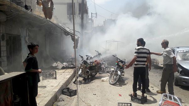 Rasulayn'da bombalı araçla saldırı: 17 ölü, 20'den fazla yaralı Rasulayn'da bombalı araçla saldırı: 17 ölü, 20'den fazla yaralı