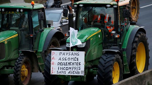 Les agriculteurs mobilisés dans toute la France Les agriculteurs mobilisés dans toute la France