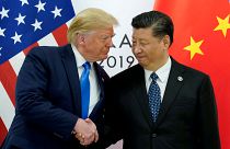 الرئيس الأمريكي دونالد ترامب يلتقي الرئيس الصيني شي جين بينغ في قمة قادة مجموعة العشرين في أوساكا باليابان