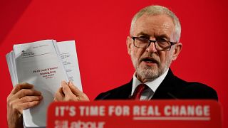 Britain's opposition Labour Party leader Jeremy Corbyn attends a general election campaign event in London, Britain November 27, 2019.