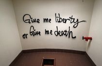 "Donnez-moi la liberté ou la mort", le slogan qui survit à la PolyU de Hong Kong