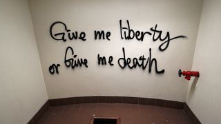 "Donnez-moi la liberté ou la mort", le slogan qui survit à la PolyU de Hong Kong