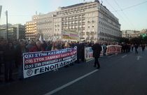 Συλλαλητήριο της ΓΕΝΟΠ-ΔΕΗ έξω από τη Βουλή