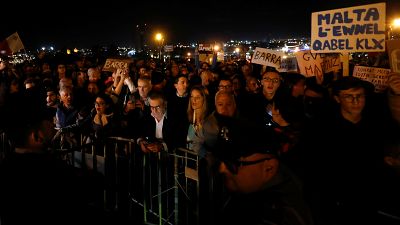 Протесты на Мальте: "Коррупционеры должны сидеть в тюрьме!"