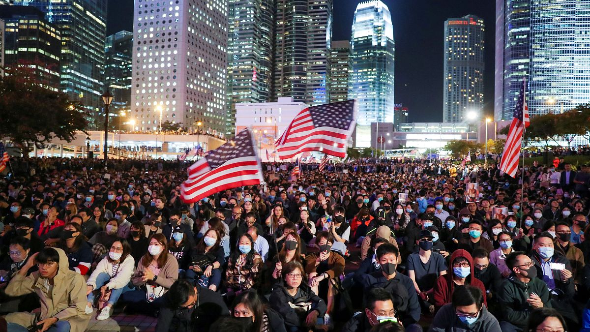 China retorts after Trump signs bill into law backing Hong Kong protesters | #TheCube