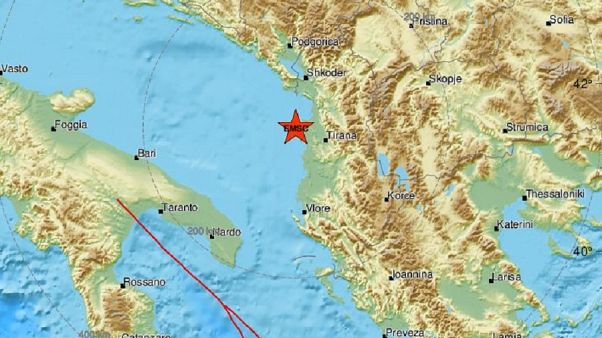 Νέος σεισμός στην Αλβανία Νέος σεισμός στην Αλβανία