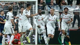 UEFA Avrupa Ligi'nde Beşiktaş ilk puanlarını aldı, Başakşehir ve Trabzonspor sahasında yenildi