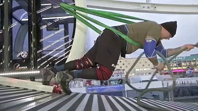 Atleta austríaco conseguiu mover a roda gigante de Munique