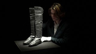 Boots thought to have belonged to former French Emperor Napoleon Bonaparte