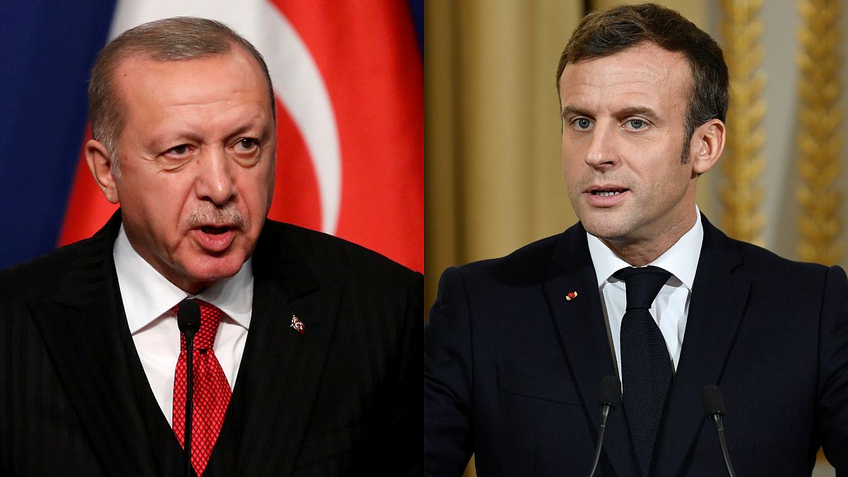 Cumhurbaşkanı Recep Tayyip Erdoğan ve Fransa Cumhurbaşkanı Emmanuel Macron