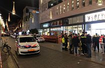 The stabbing happened in front of the Hudsons Bay store in The Hague