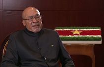 Surinam Devlet Başkanı Desire  Bouterse