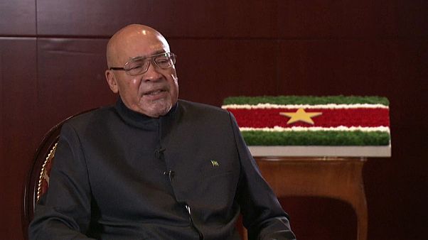 Surinam Devlet Başkanı Desire Bouterse Surinam Devlet Başkanı Desire Bouterse