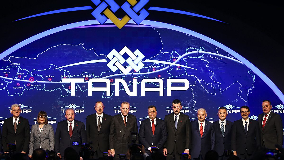 TANAP Avrupa bağlantısı açılış töreni