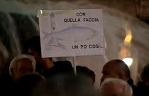 Tens of thousands turn out for anti-Salvini 'sardine' protest