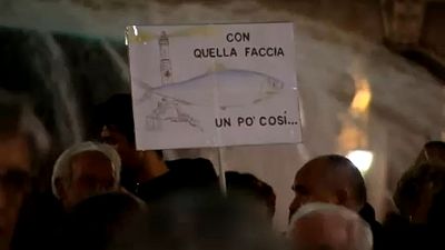 40.000 "Sardinen" gegen  Matteo Salvini