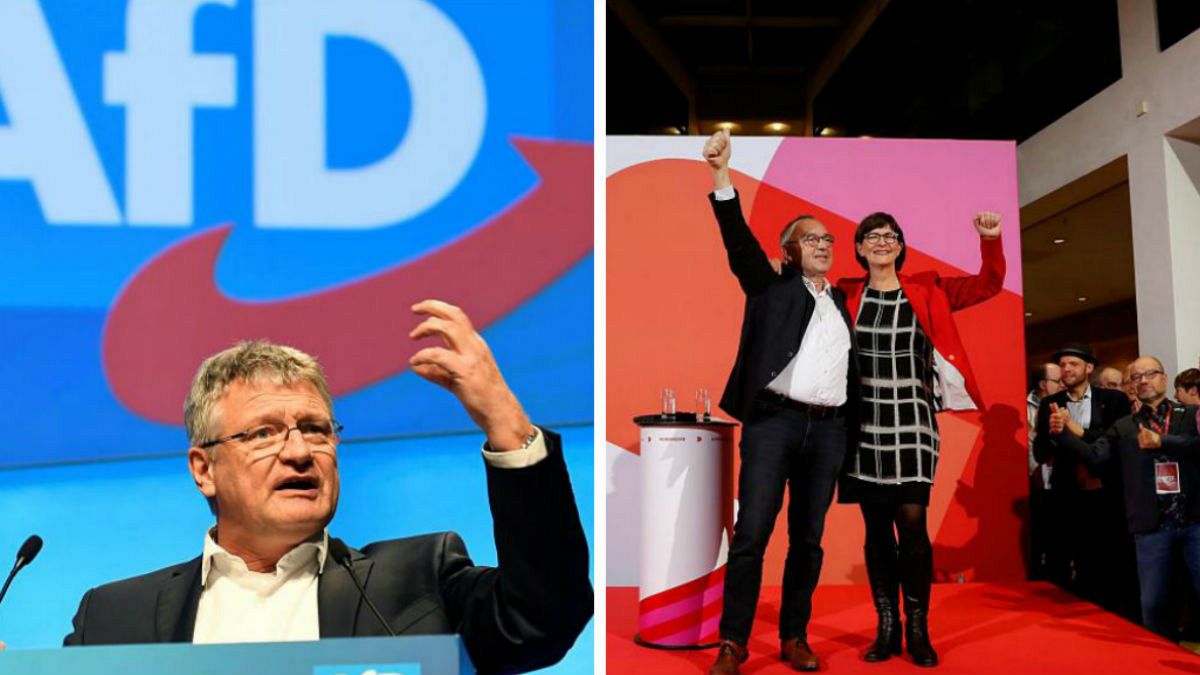  رهبران جدید احزاب سوسیال دموکرات و آلترناتیو برای آلمان انتخاب شدند
