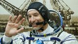 FILE PHOTO: International Space Station (ISS) crew member Luca Parmitano of the European Space Agency