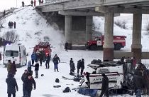 В Забайкалье траур по погибшим в ДТП с участием автобуса