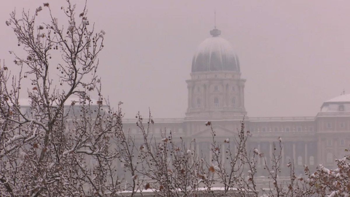 Будапешт в снежном убранстве