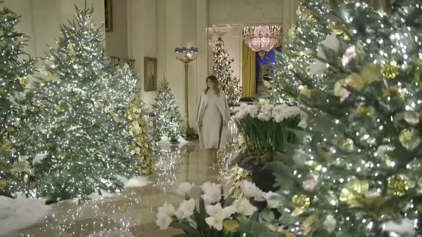 Nach Dem Spott Melanias Weihnachtsdeko 2019 The Spirit Of America Euronews