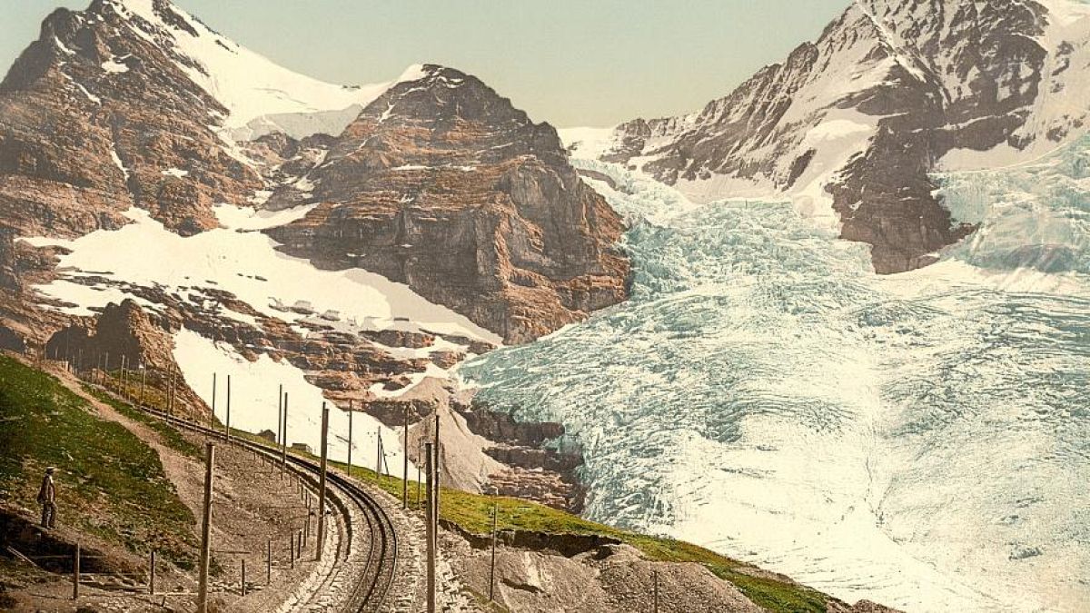 صور لجبال جليدية التقطت في سويسرا بين عامي 2890 و1900