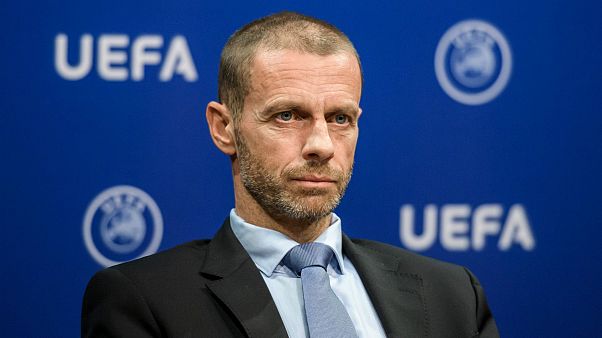 UEFA başkanı Aleksander Ceferin UEFA başkanı Aleksander Ceferin