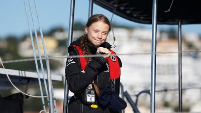 Greta Thunberg chegou a Lisboa