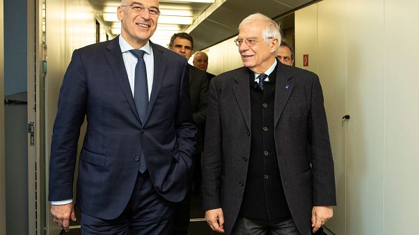 Josep Borrell Fontelles, Nikos Dendias Josep Borrell Fontelles, Nikos Dendias