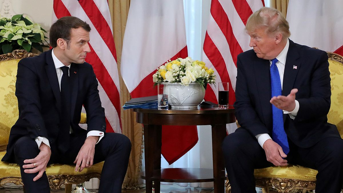 Macron and Trump were visibly angry with each other during the bizarre news conference.