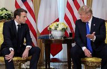 Macron and Trump were visibly angry with each other during the bizarre news conference.