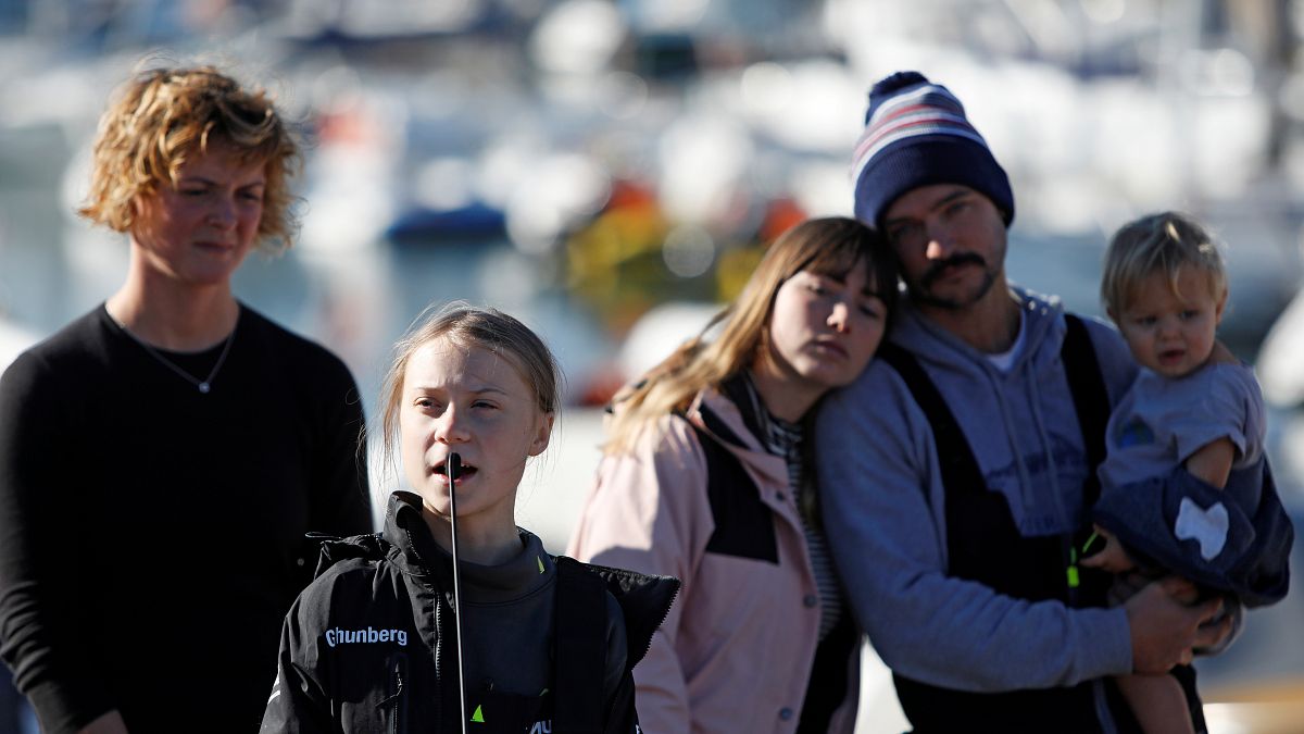 Greta Thunberg heading to COP25 in Madrid after crossing Atlantic on catamaran