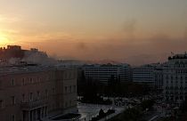 Αθήνα: Φωτιά στην Πλάκα 