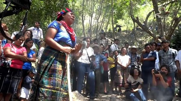 Die indigene Bevölkerung Honduras sah in Caceres eine ihrer Vorkämpfer Die indigene Bevölkerung Honduras sah in Caceres eine ihrer Vorkämpfer