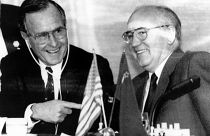 George Bush und Michail Gorbatschow