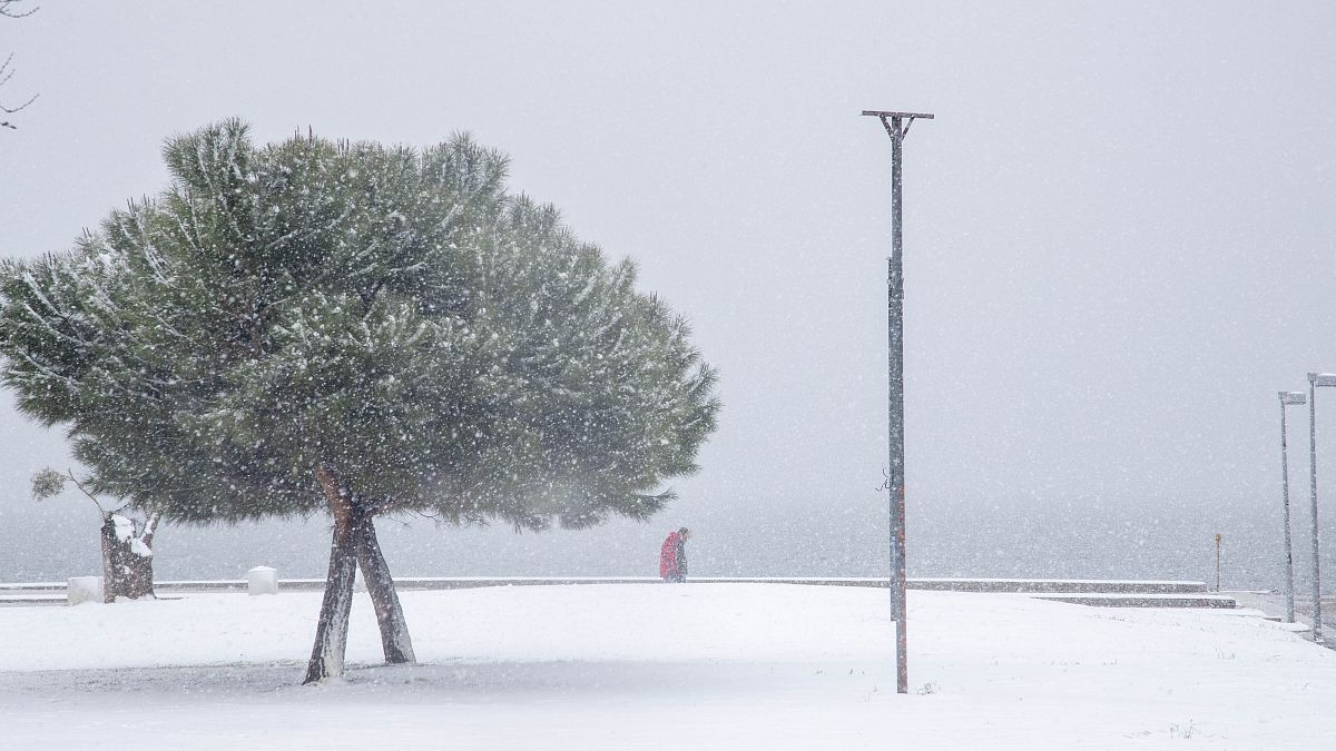 Στα λευκά η Βόρεια Ελλάδα - Χιόνια σε Πήλιο και Τρίκαλα