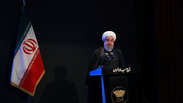 الرئيس الإيراني حسن روحاني الرئيس الإيراني حسن روحاني