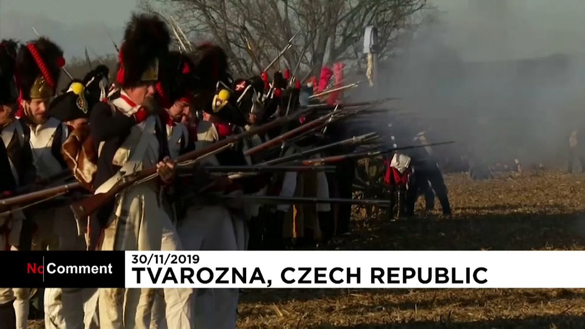 بازسازی نبرد اُسترلیتز ناپلئون در جمهوری چک