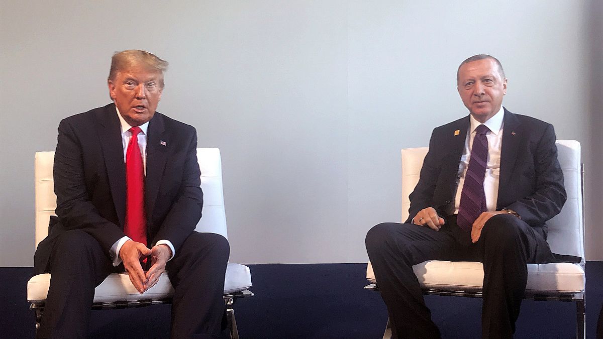 لقاء ثنائي يجمع بين ترامب وإردوغان على هامش قمة حلف شمال الأطلسي
