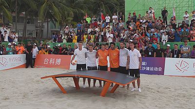 چین؛ شهر ساحلی سانیا برای برگزاری بازیهای ساحلی آسیا آماده می شود